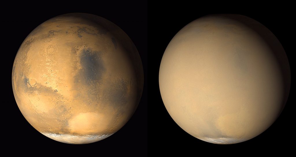 Su Marte Le Tempeste Di Polver