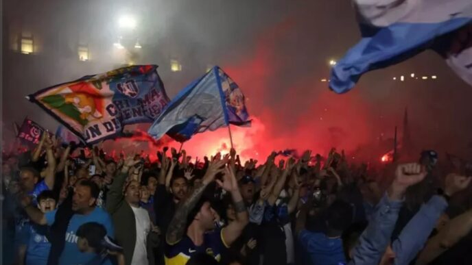 Tensione Durante I Festeggiame