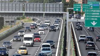 Traffico Intenso Sulle Strade