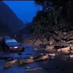 Una Frana Colpisce Due Auto In Val Senales Dopo Il Nubifragio Di Ieri Sera, Strada Chiusa Per Lavori