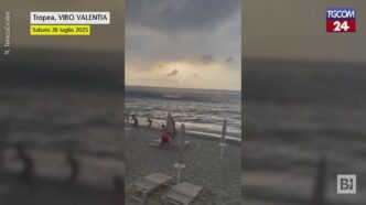 Una Tromba Marina Colpisce La