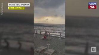 Una Tromba Marina Colpisce La