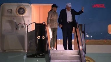 Usa2C Trump E Melania Arrivano