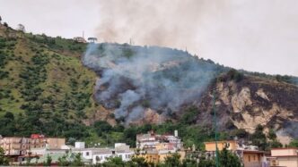 Vasto Incendio Boschivo Colpis