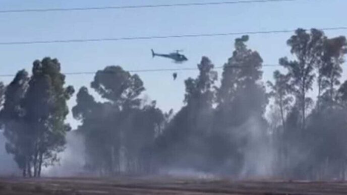 Vasto Incendio Di Sterpaglie M