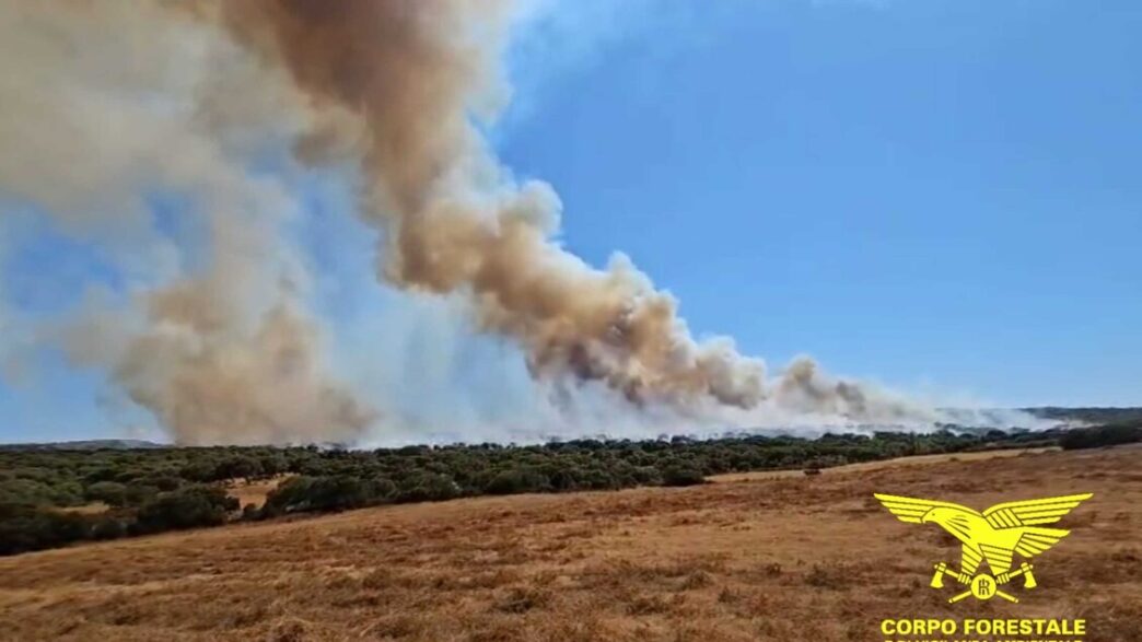 Vasto Incendio Nel Sassarese3A