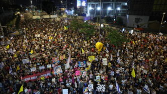 Veglia A Tel Aviv Per I Bambin