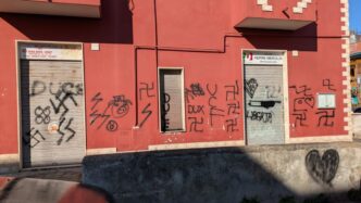 Scritte Neofasciste E Svastich