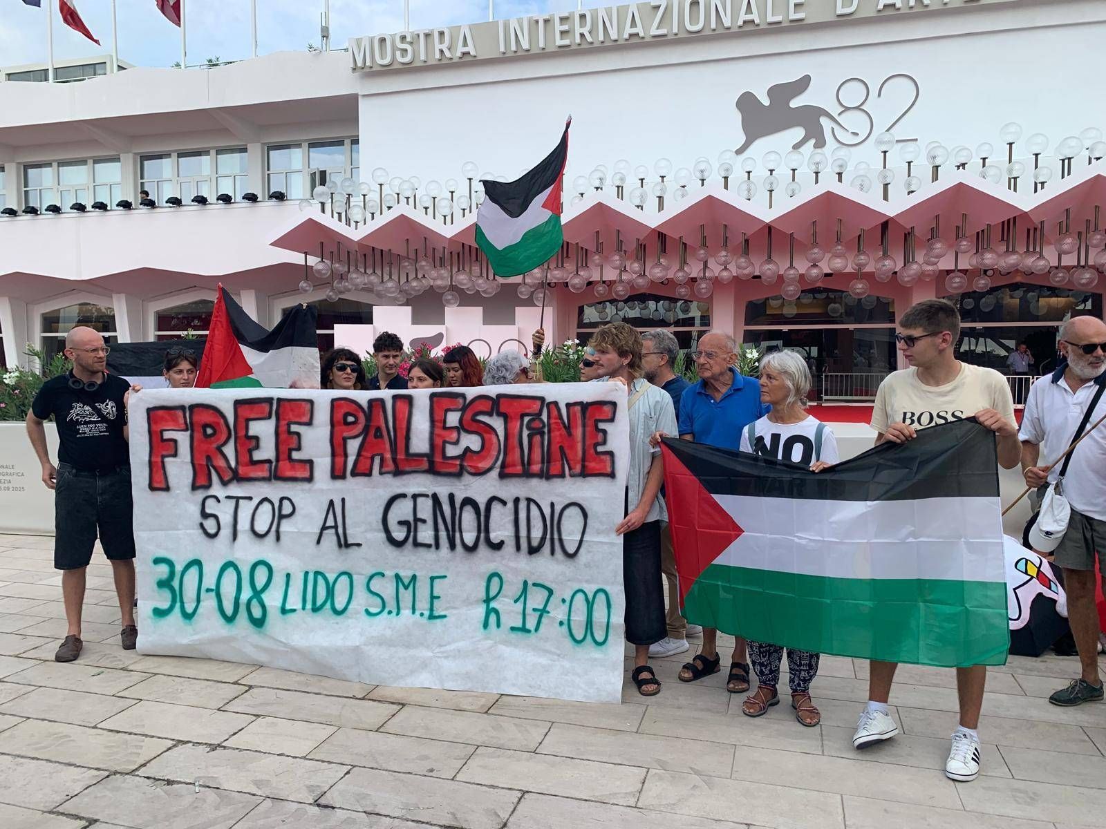 Corteo Pro Palestina Al Lido D
