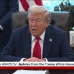 Il Livido Visibile Sulla Mano Di Donald Trump Durante La Firma Di Ordini Esecutivi Alla Casa Bianca