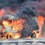 Incendio Di Un Furgone Sulla Tangenziale Sud Di Torino Blocca Il Traffico Nel Pomeriggio Di Venerdì 22 Agosto