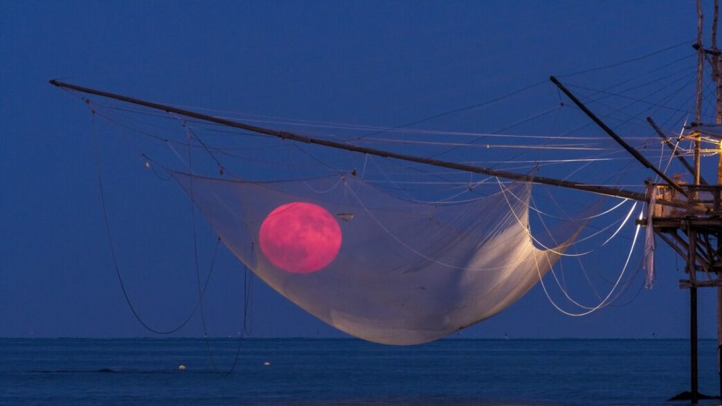 La Luna Piena Purpurea Cattura
