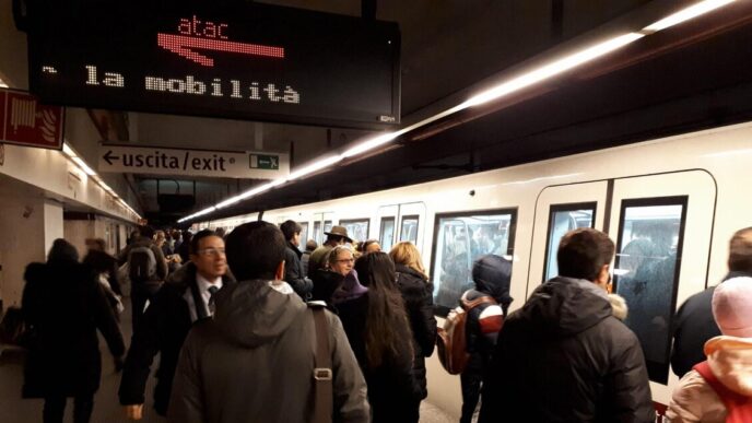 Metro A Sospesa Tra Termini E