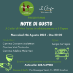 Note Di Gusto Ad Avellino: Tre Vini Irpini In Abbinamento A Tapas Selezionate Accompagnati Da Dj Set