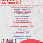 Presentazione della proposta di legge per inserire lo psicologo tra le cure primarie a cerveteri il 20 settembre