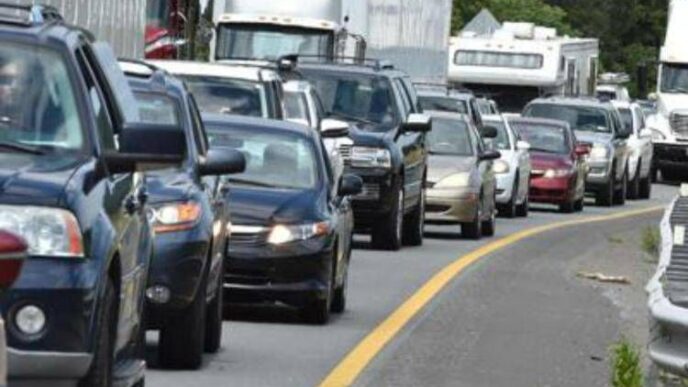 Traffico Di Ritorno Dalle Vaca