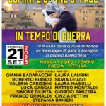 A Cerveteri un evento per promuovere pace e solidarietà con arte, musica e teatro in tempo di guerra