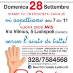 Avis Ladispoli: 38 sacche raccolte sabato 13 settembre, nuova donazione il 28