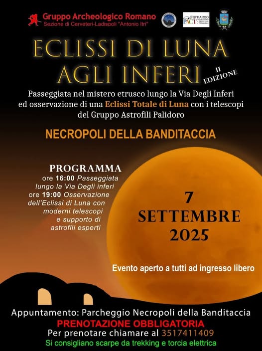 Eclissi Lunare E Luna Di Sangu
