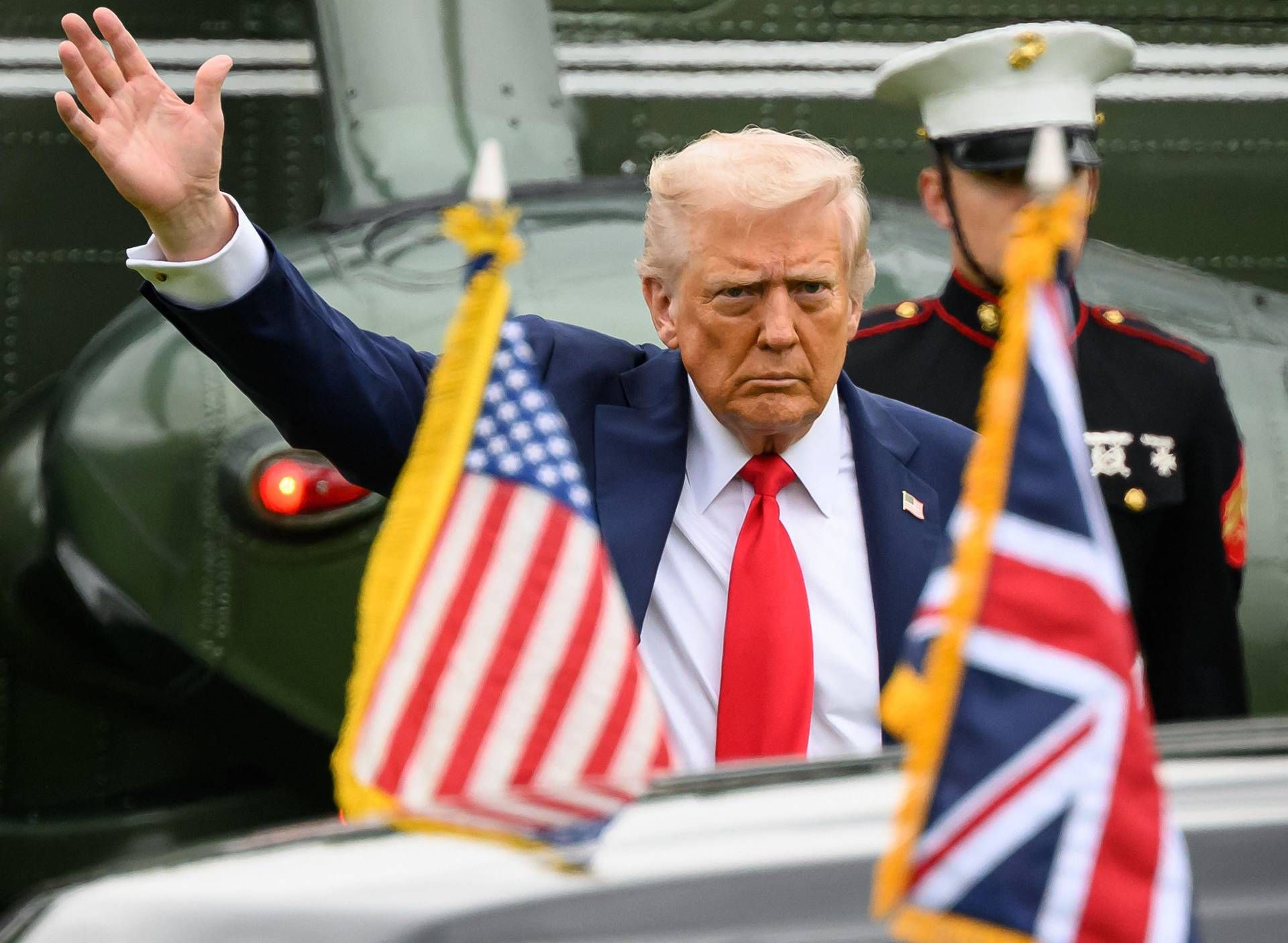 Elicottero Di Trump Costretto