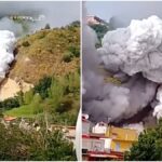Esplosione nel quartiere: fuga di residenti e due vigili del fuoco colpiti da una seconda deflagrazione