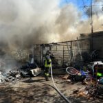 Incendio A Pratica Di Mare: carabinieri salvano uomo intrappolato in casolare in fiamme