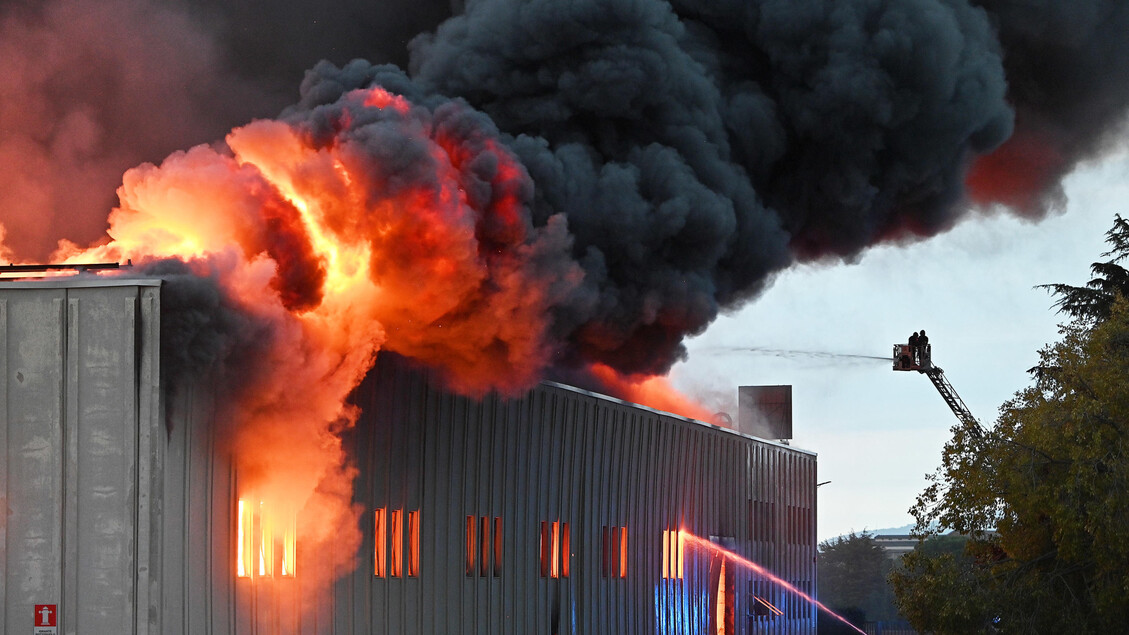 Incendio Alla Eurostamp Di Pia