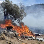 Incendio a Sperlonga, denunciato uomo di Fondi per rogo di rifiuti speciali su 8500 metri quadri