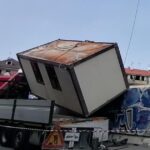 Incidente sul cantiere dell’ex Standa a Settimo Torinese: struttura prefabbricata rimane in bilico, traffico momentaneamente bloccato