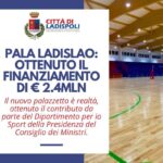 Ladispoli ottiene 2,4 milioni per il nuovo palazzetto dello sport Pala Ladislao in via delle Primule