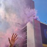 Milano, Irruzione Pacifica Al Cantiere Del Pirellino Durante La Manifestazione Contro Lo Sgombero Del Leoncavallo