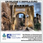 Oltre 1,3 Milioni Per Il Borgo Di Ceri: Finanziamento Ministeriale Per Restauro E Sicurezza