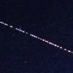 Passaggio visibile dei satelliti Starlink di Spacex il 7 settembre 2025 alle 21:16