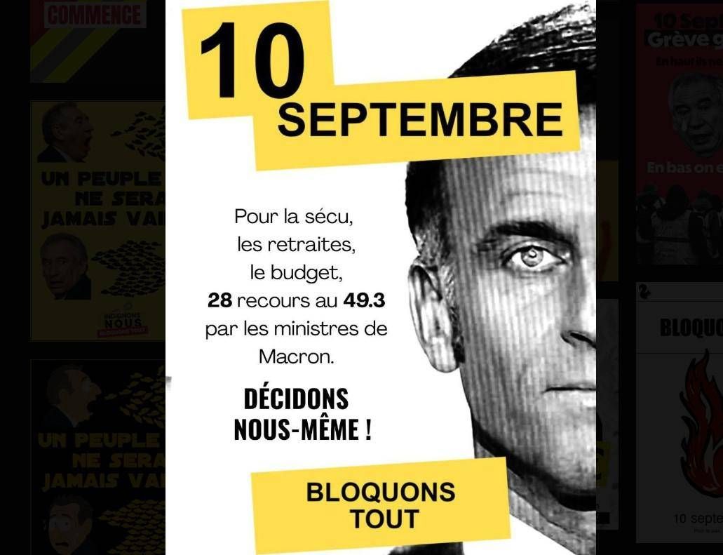 Protesta In Francia3A Il 10 Set