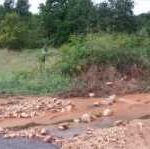 Roccagorga piegata dalla pioggia: strade bloccate da allagamenti e frane