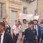 Tafferugli e polemiche politiche all’incontro del ministro Valditara con le scuole di Montegiorgio