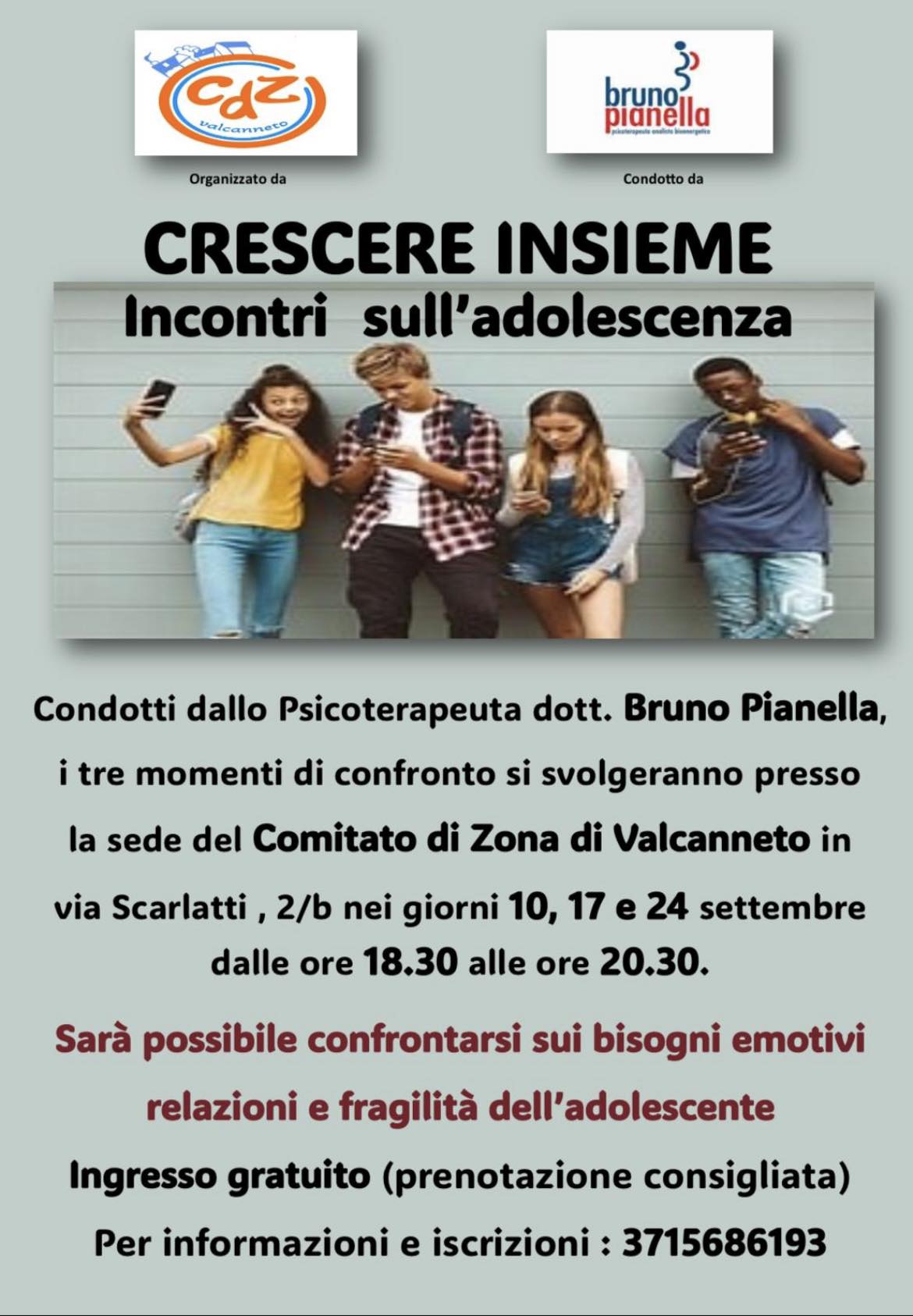 Valcanneto Organizza Tre Incon