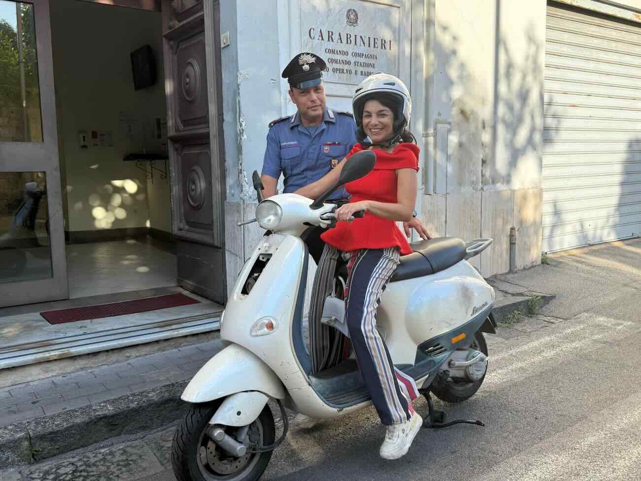 Vespa Rubata A Piano Di Sorren