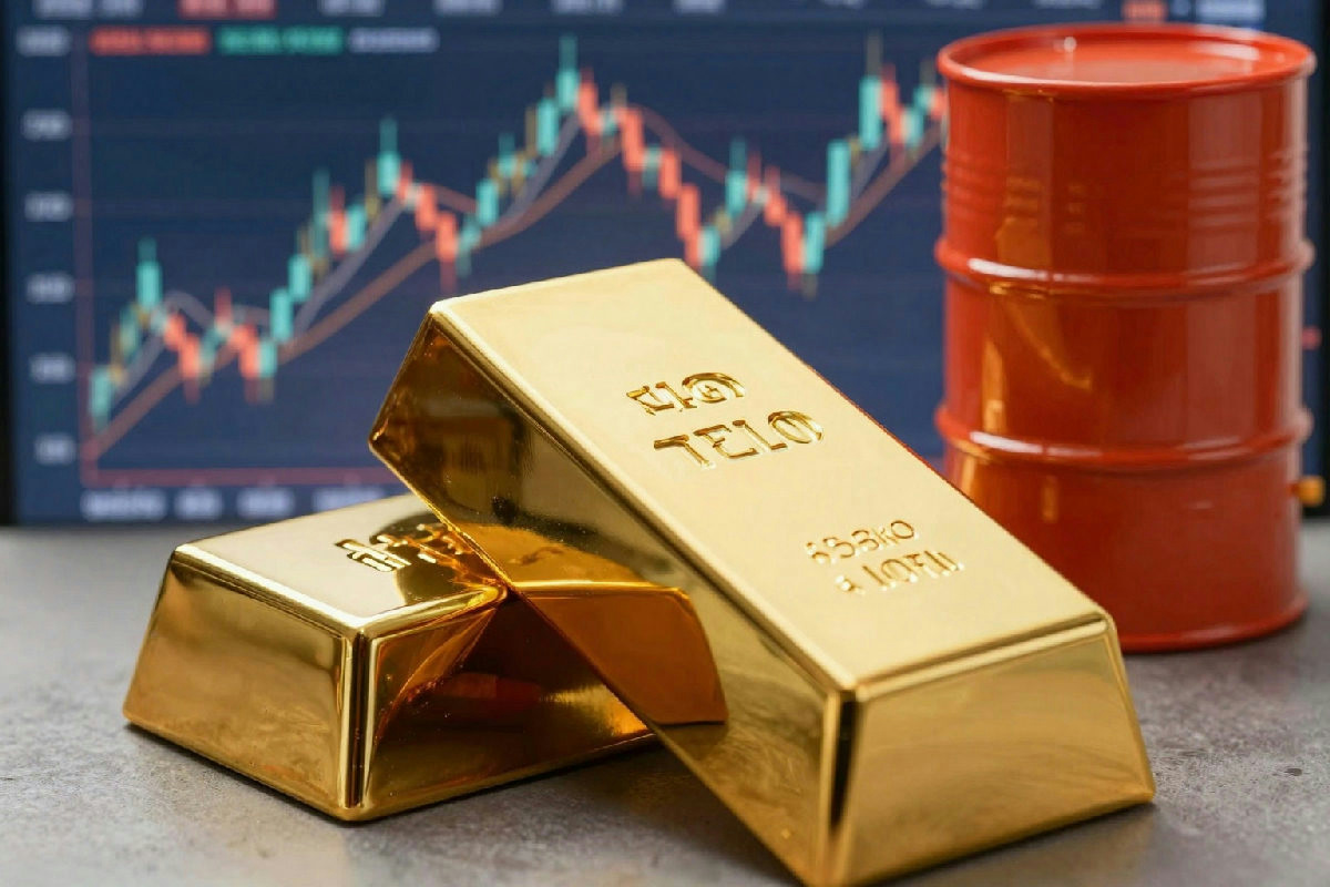 Petrolio e oro, due mondi opposti che si muovono controcorrente in tempi di crisi globale