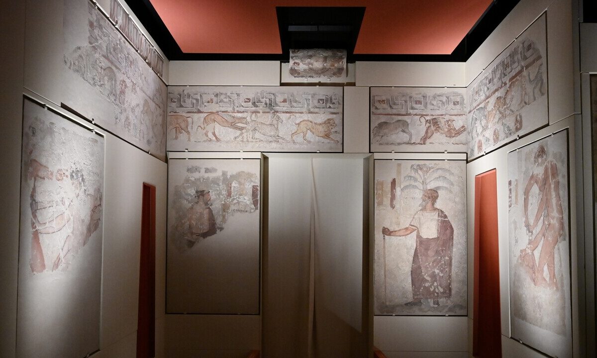 La Tomba Francois apre al pubblico con affreschi al Museo Etrusco di Villa Giulia
