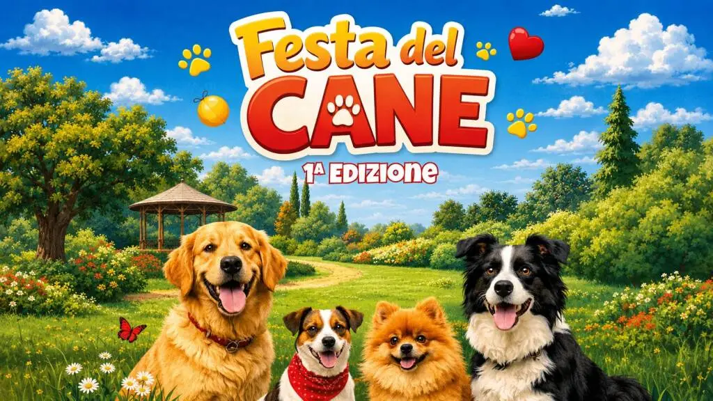 Genzano di Roma celebra gli amici a quattro zampe: arriva la 1ª Festa del Cane con microchip ASL gratuito
