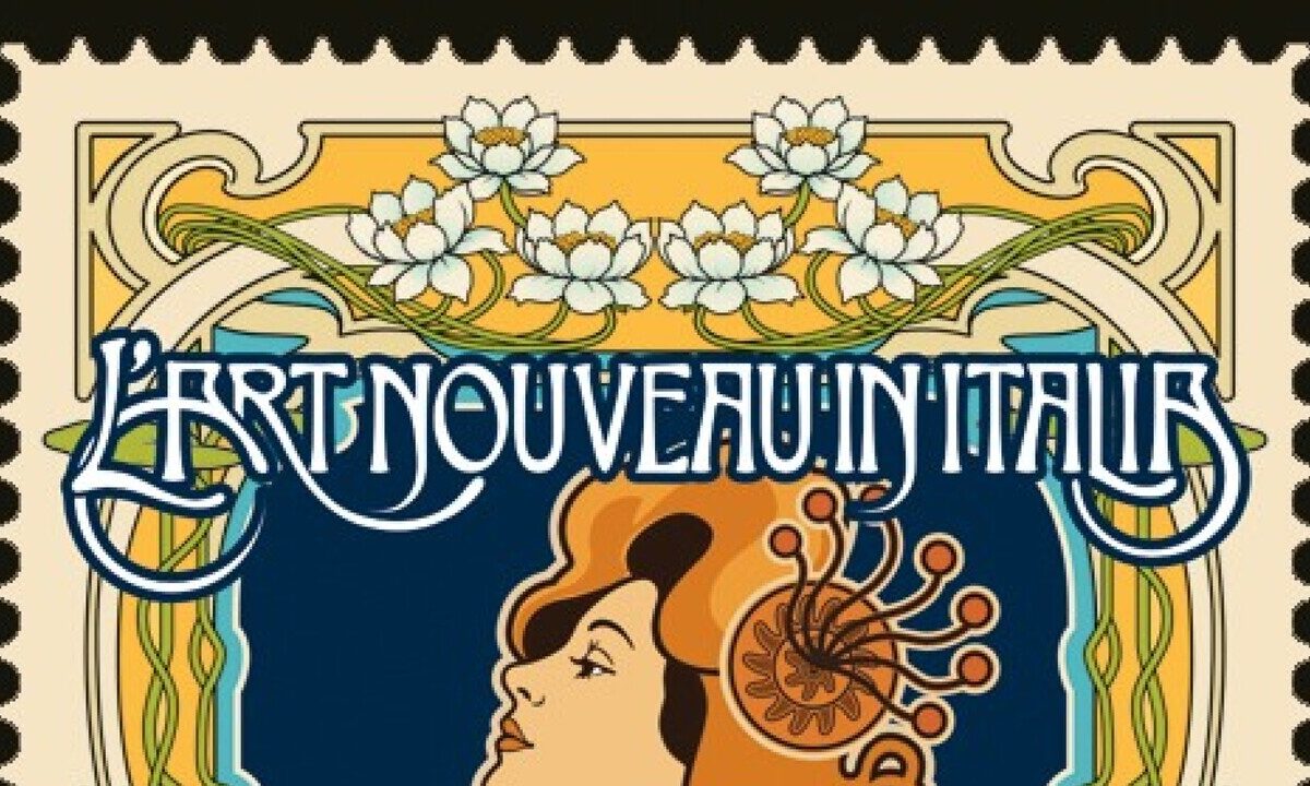 Italia lancia il primo francobollo dedicato all’Art Nouveau