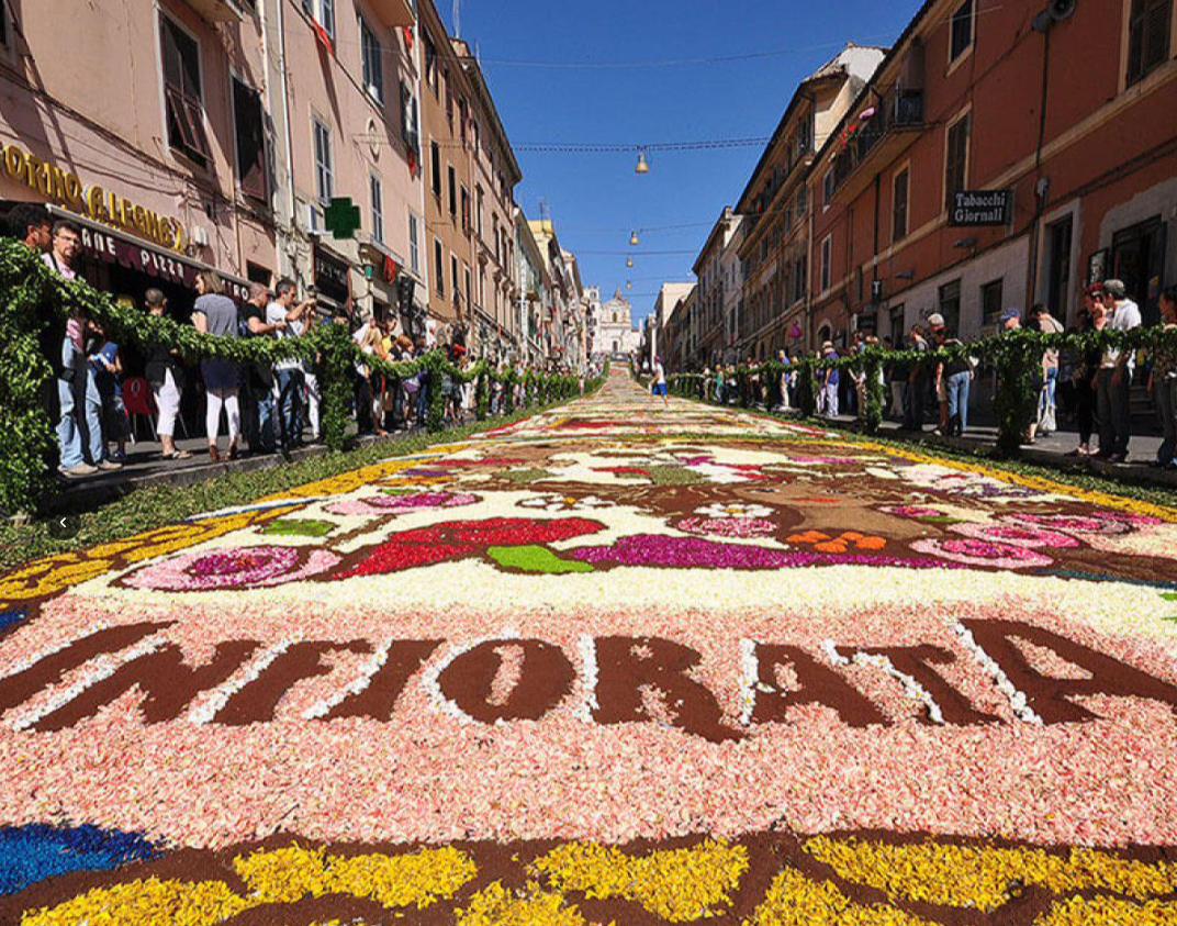 L’Infiorata 2026 a Genzano celebra gli 80 anni della Repubblica Italiana