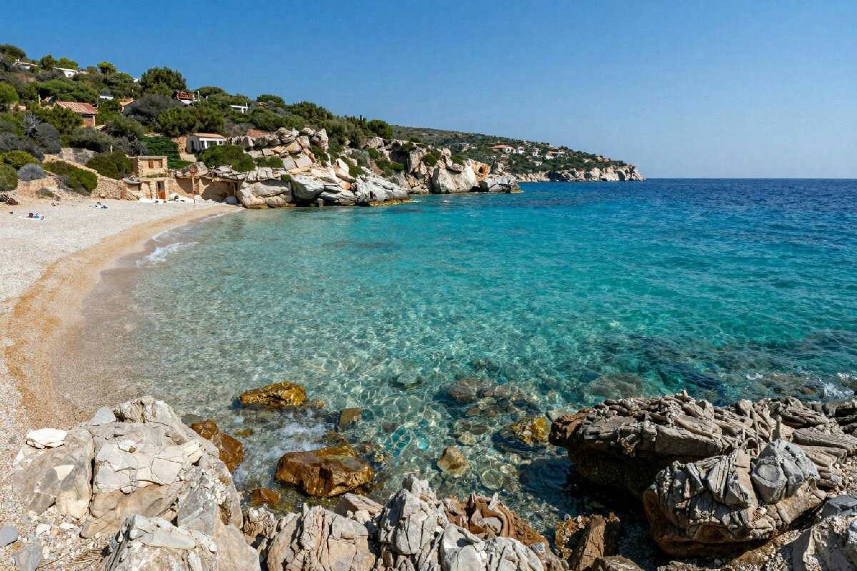 Isola greca ancora intatta, spiagge deserte e bellezze naturali da scoprire senza fretta